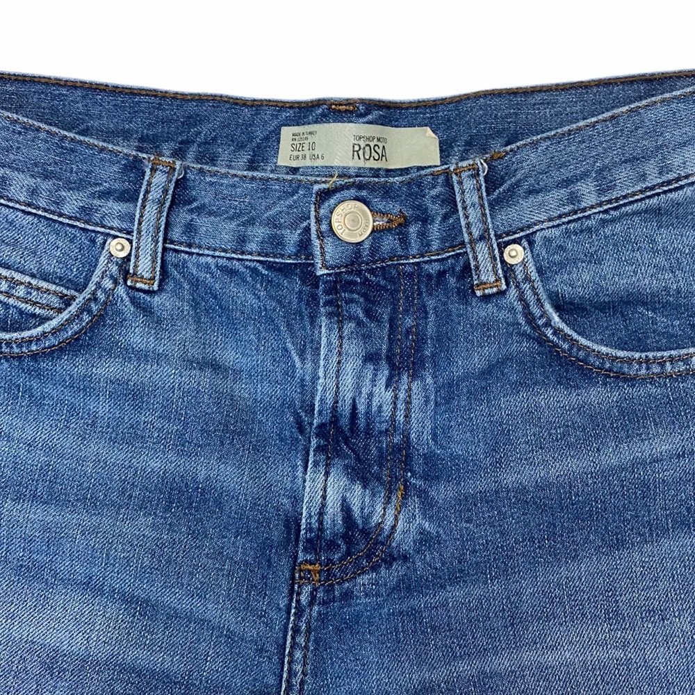 TOPSHOP MOTO ROSA SHORTS - Picture 3 of 10